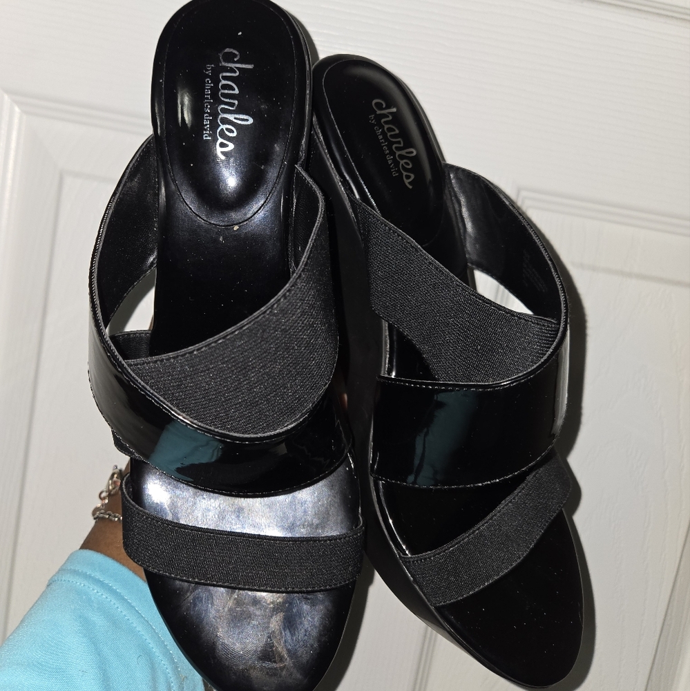 Charles by Charles David Black Women's Sandals